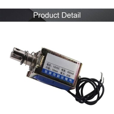 JF-1040 DC12V 25N 10mm Frame Type Electromagnet Lock - 4