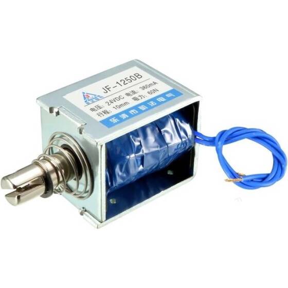 JF-1250 DC24V 60N 10mm Frame Type Electromagnet Lock - 1
