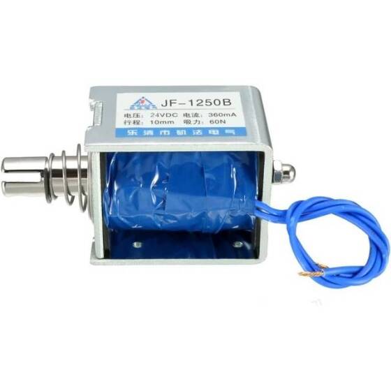 JF-1250 DC24V 60N 10mm Frame Type Electromagnet Lock - 4