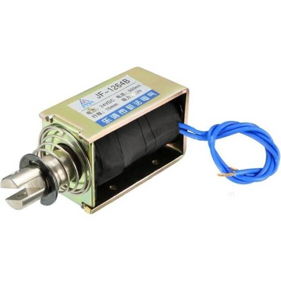 JF-1264B DC24V 55N 10mm Permeable Electromagnet Lock - 1