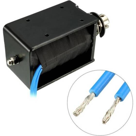 JF-1578B DC6V 5KG 15mm Push-Pull Permeable Electromagnet Lock - 3