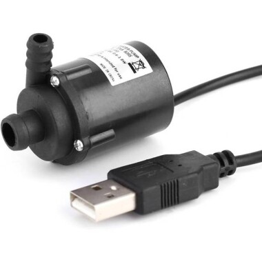 JT-160A 5V 120L/ H Miniature Brushless DC Water Pump With USB - 1