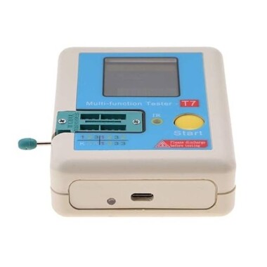 LCR-T7 Transistor Tester, LCR Multifunction Full Color Graphic Display TFT Transistor Meter for Measuring Triodes Diodes Resistors Capacitors Inductors Thyristors - 5
