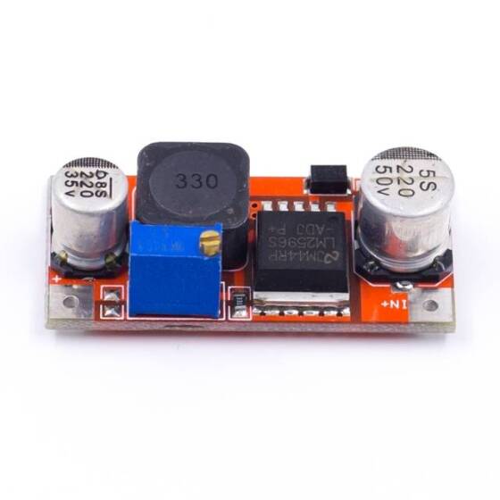 LM2596s Lm2596hvs DC-DC Step-Down Power Supply Module 3A Adjustable Step-Down Module LM2596 Voltage Regulator 24V 12V 5V 3V (Color : Lm2596hvs) (Color : Red Lm2596) - 5