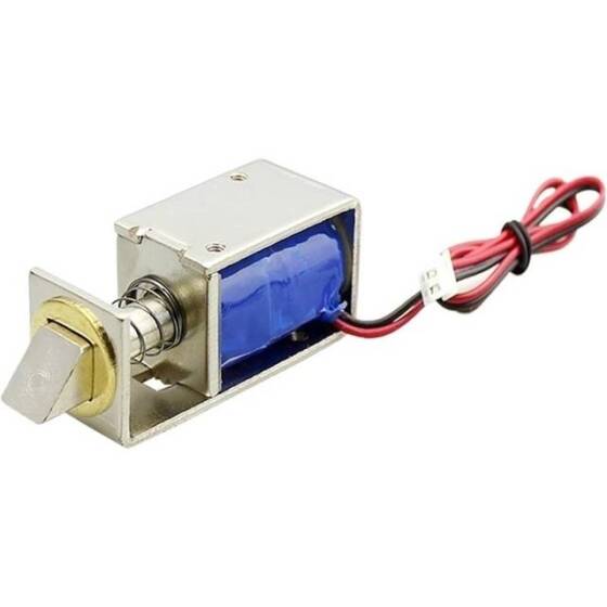 LY-031 DC12V 0-4A Electromagnetic Lock With Tail Rod Upward - 4
