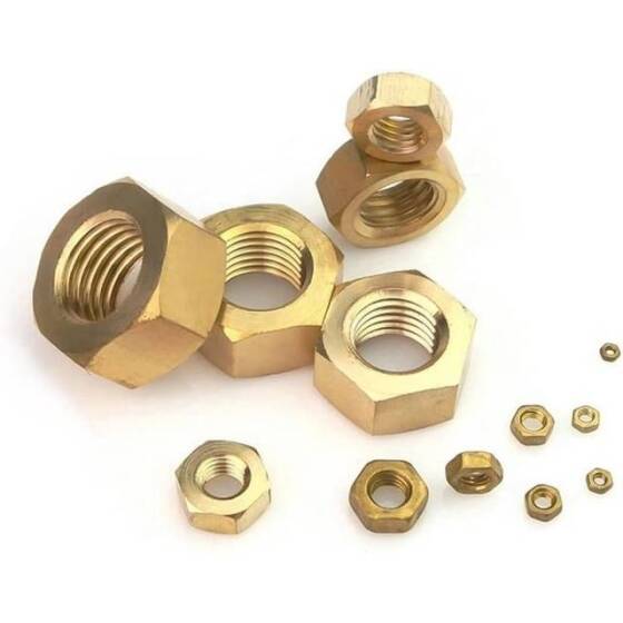 M14 Hexagonal Copper Nut - 3
