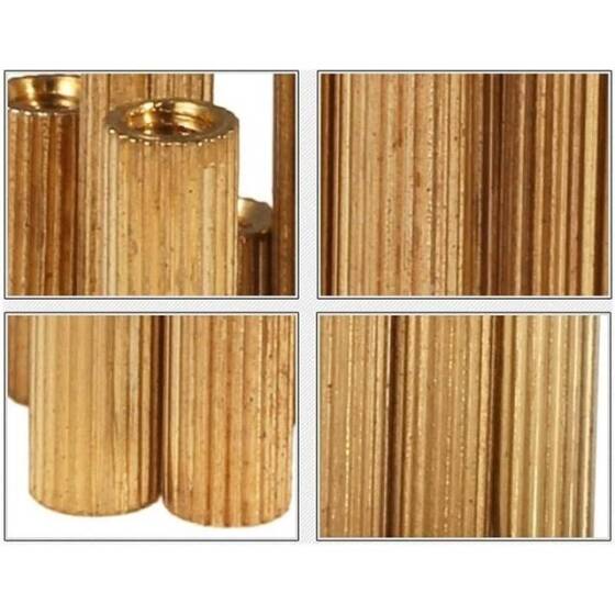 M2 16mm Round Double Pass Monitoring Security Columns Camera Stud - 4