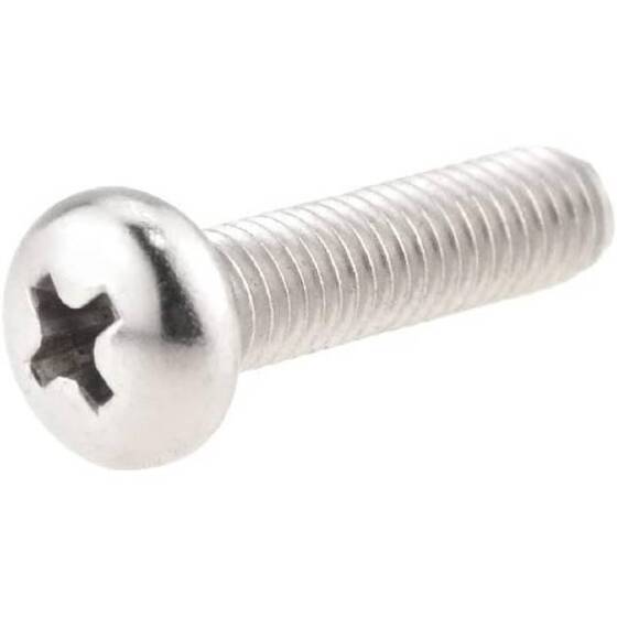 M2x7 304 Stainless Steel Cross Recessed Pan Head Screws Phillips Screws - 2