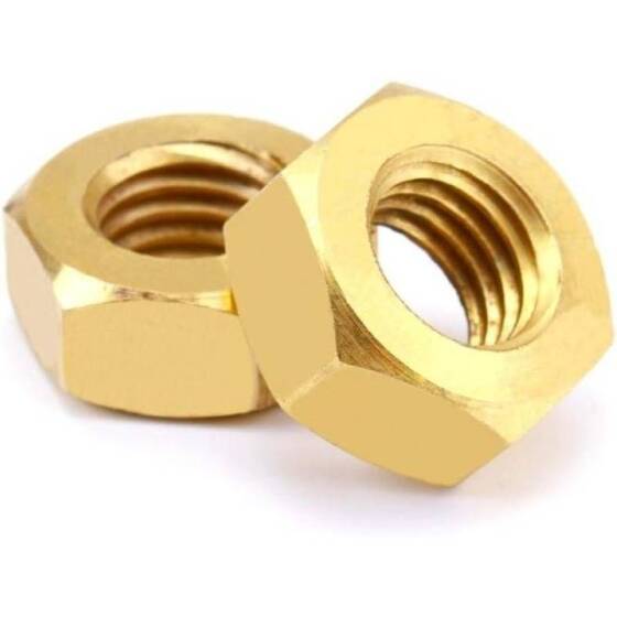 M6 Hexagonal Copper Nut - 1
