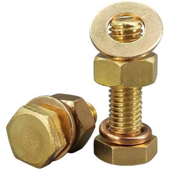 M8 Hexagonal Copper Nut - 1