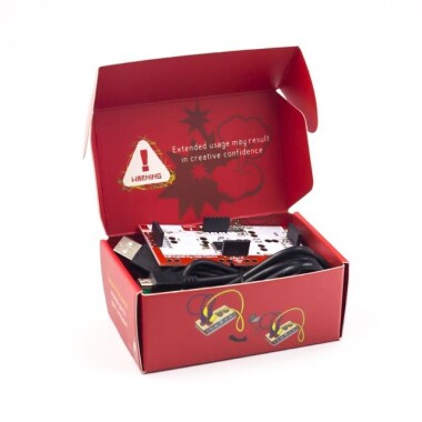 Makey Set Deluxe Kit With USB Cable Dupond Line Alligator Clips for Children Kids With Chinese Instruction and Red Retail box - 6