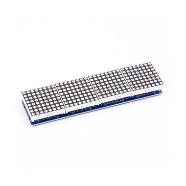 MAX7219 Dot Matrix Module Microcontroller Module 4 in 1 Display Red Light - 1