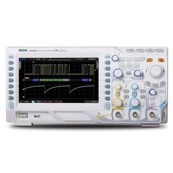 MCH DS-2300CA 300MHz Color Display 1GSa/s Sampling 2 Channel Digital Oscilloscope US Plug - 1