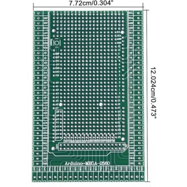 Mega 2560 Prototype Screw Terminal Block Shield Board kit For Arduino (Unsoldered) - 6