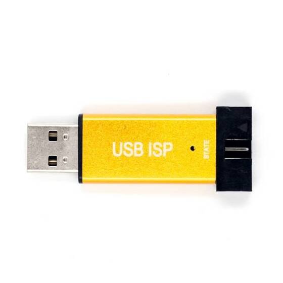 Mini USBISP USBASP Programmer Aluminum for 51 Single Chip AVR WIN7 64 - 1