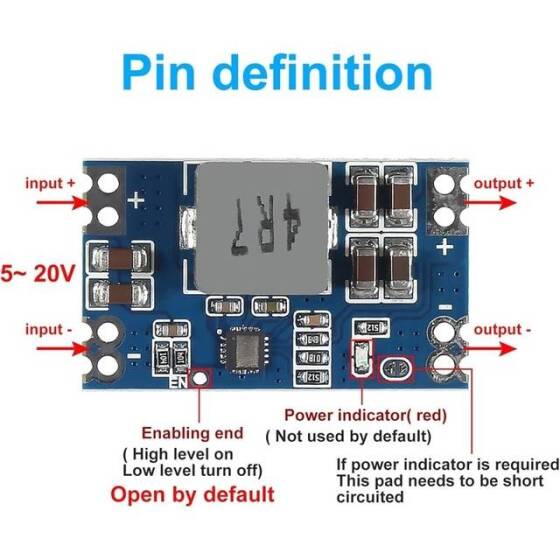 MINI560 DC-DC 12V 5A Step-Down Stabilized Voltage Regulator Module - 4