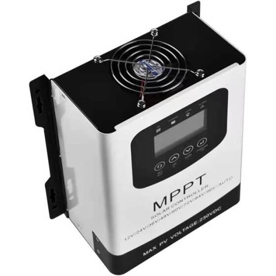 MPPT 60A 12V/24V/48V/72V/96V Intelligent LCD Solar Controller - PV Voltage 0V-230V - 2