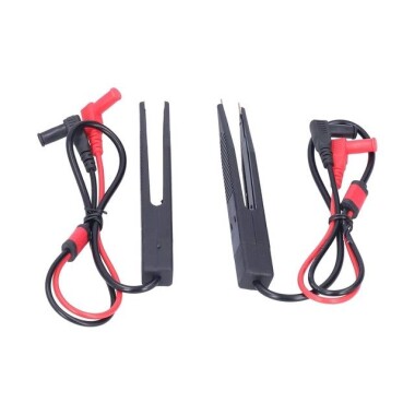 Multimeter Test Leads Capacity Tester Pen Smd Test Probe Lead Tweezers LCR Testing Tool - 1
