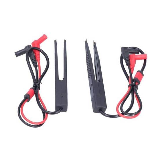 Multimeter Test Leads Capacity Tester Pen Smd Test Probe Lead Tweezers LCR Testing Tool - 1