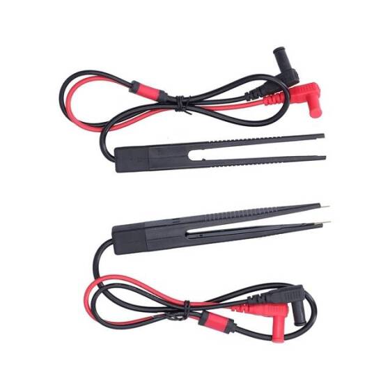 Multimeter Test Leads Capacity Tester Pen Smd Test Probe Lead Tweezers LCR Testing Tool - 2