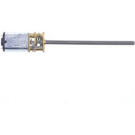 N20-M3 X 55 12V 60RPM Coarse And Long Reduction Motor N20 Screw Geared Motor Miniature Thread Motor - 3