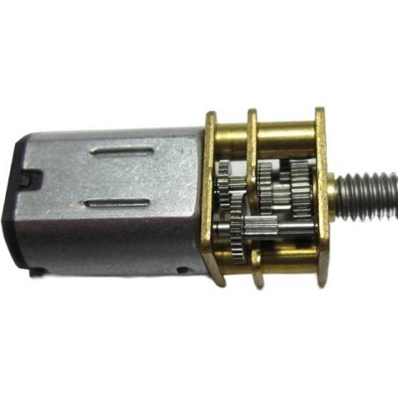 N20-M4 X 55 3V 125RPM Coarse And Long Reduction Motor N20 Screw Geared Motor Miniature Thread Motor - 3