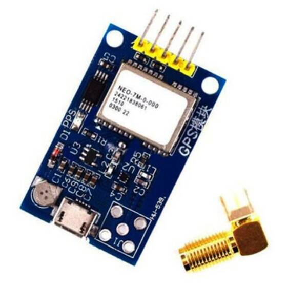 NEO-7M Double-Sided GPS Mini Module - HW-539 - 1