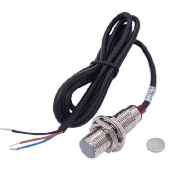 NJK-5002B DC5-30V Hall Sensor Proximity Switch Note: Sensing Distance 10mm (Effective Sensing Distance 0-10MM) Random Wire Color - 3