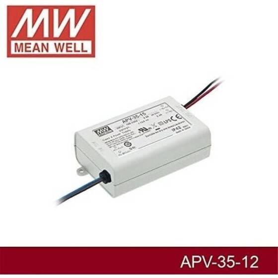 Original Taiwan MEAN WELL APV-35-12 Waterproof Power Supply - 2