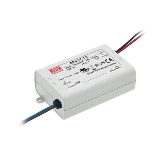Original Taiwan MEAN WELL APV-35-5 Waterproof Power Supply - 1