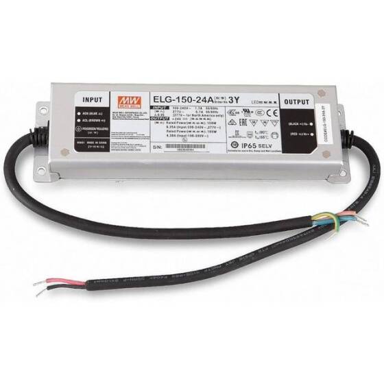 Original Taiwan MEAN WELL ELG-150-24A-3Y Waterproof Power Supply - 1
