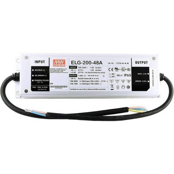 Original Taiwan MEAN WELL ELG-200-48A-3Y Waterproof Power Supply - 1