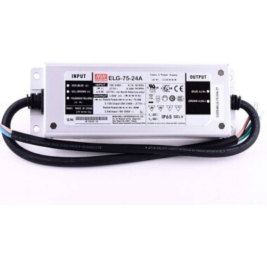 Original Taiwan MEAN WELL ELG-75-24A-3Y Waterproof Power Supply - 1