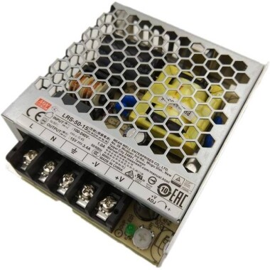 Original Taiwan MEAN WELL LRS-50-15 Power Supply - 1