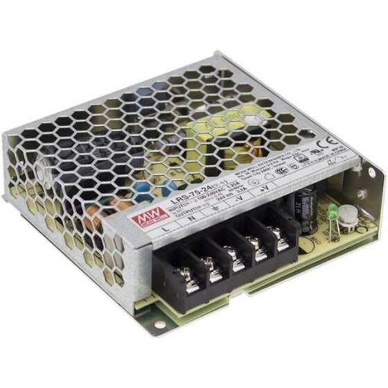 Original Taiwan MEAN WELL LRS-75-5 Power Supply - 1