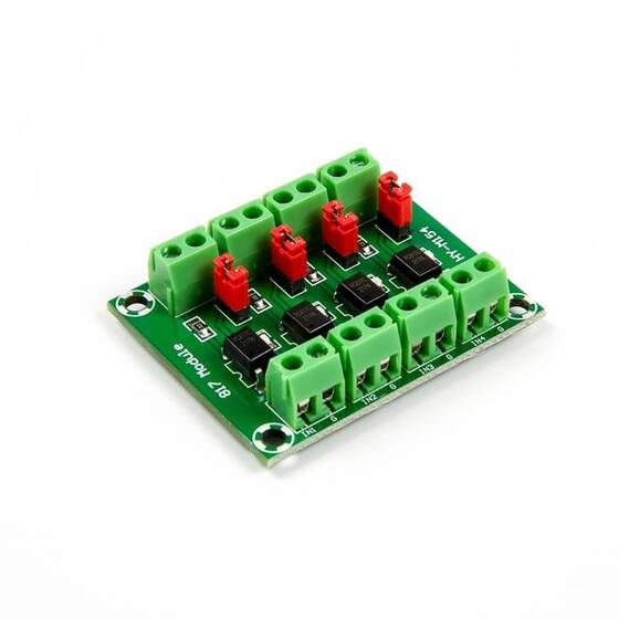 PC817 4 Channels Optocoupler Isolation Module - 7