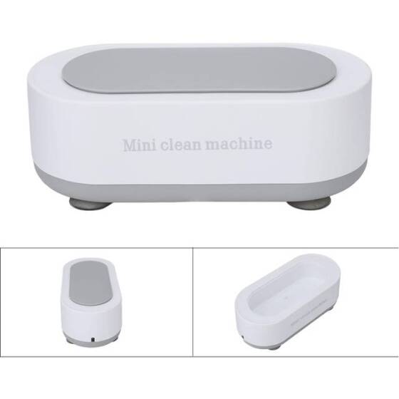 Pink Mini Ultrasonic Clean Jewelry Watch Glasses Cleaner Machine (Without Battery) - 2