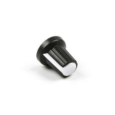 Potentiometer Knob Rotary Switch Cap Inner 6mm External 15mmx17mm White Color - 5
