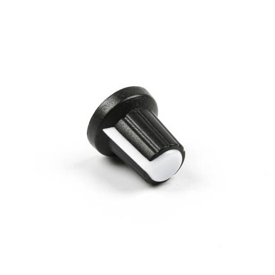 Potentiometer Knob Rotary Switch Cap Inner 6mm External 15mmx17mm White Color - 5