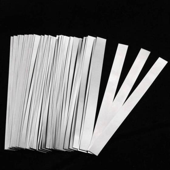 Pure Nickel Sheet 0-15x7x100mm - 2