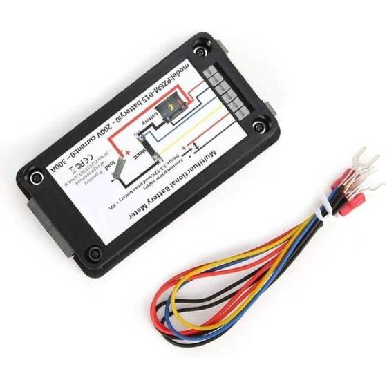 PZEM-015 Digital Battery Tester Ammeter Voltmeter Energy Meter Power Capacity Impedance Residual Electricity Tester Shunt Equipped With 100A Shut - 2