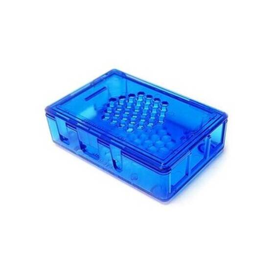 Raspberry Pi 2 and Raspberry Pi 3 Blue Plastic Enclosure Box / Case - D-314 - 1