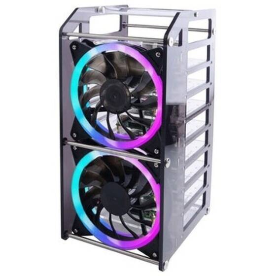 Raspberry Pi / Jetson Nano 8 Tier Rack Tower - 1