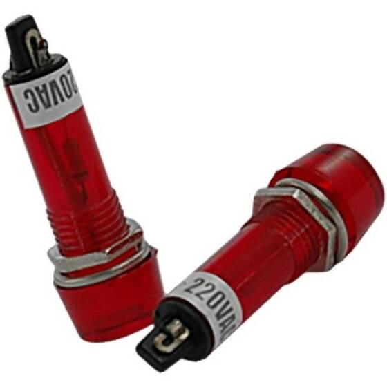 Red AC220V 10mm XD10-3 Small LED Signal Indicator Light - 1