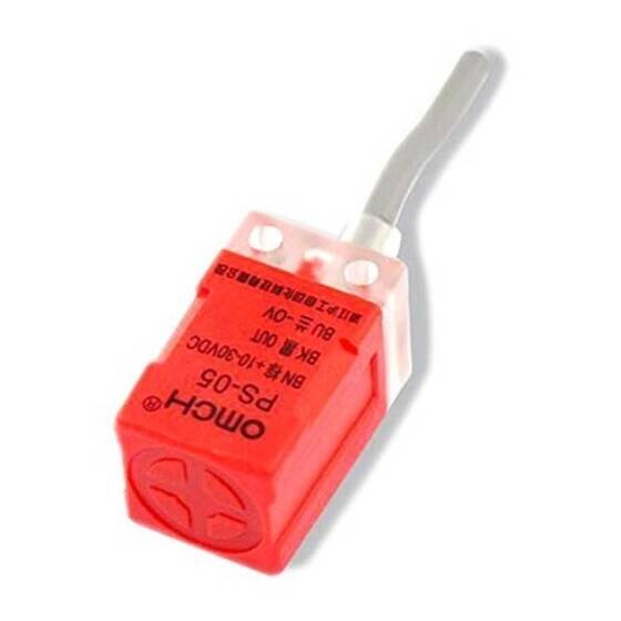 Red PS-05N NPN DC10-30V Inductive Proximity Sensor Switch NO 3 Line - 1