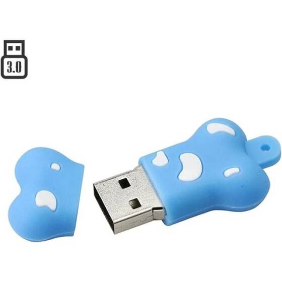 Robot Cube Black U307 Push And Pull U Disk USB3.0 64GB - 2