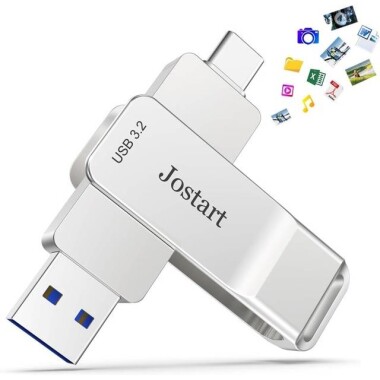 Robot Cube Black U308 High-Speed U Disk USB3.2 Gen1 256GB - 1