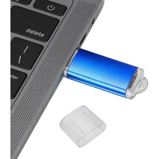 Robot Cube Blue U102 MINI Bidding U Disk USB2.0 1GB - 1