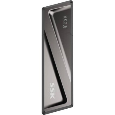 Robot Cube Gray U309 High-Speed Solid State U Disk USB3.2 128GB - 2