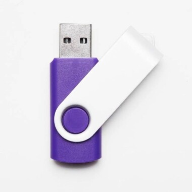 Robot Cube Purple U102 Bidding U Disk USB2.0 8GB - 1